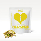 Pouch bag of  i love snacks Sicilian Lemon Pistachios.